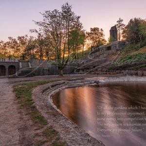 Rivington Terraced Gardens Italian Lake Print quote