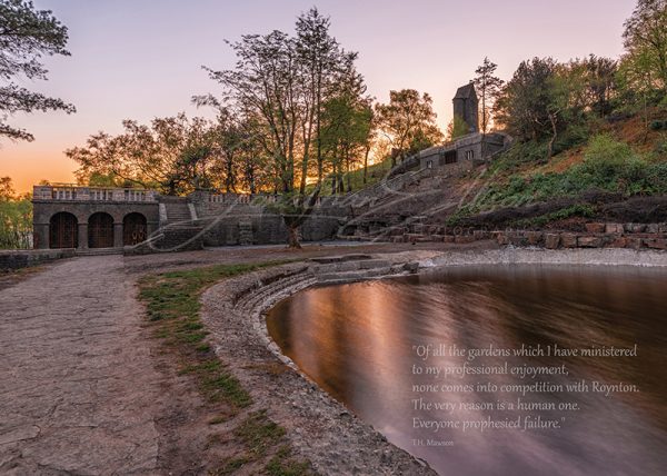 Rivington Terraced Gardens Italian Lake Print quote