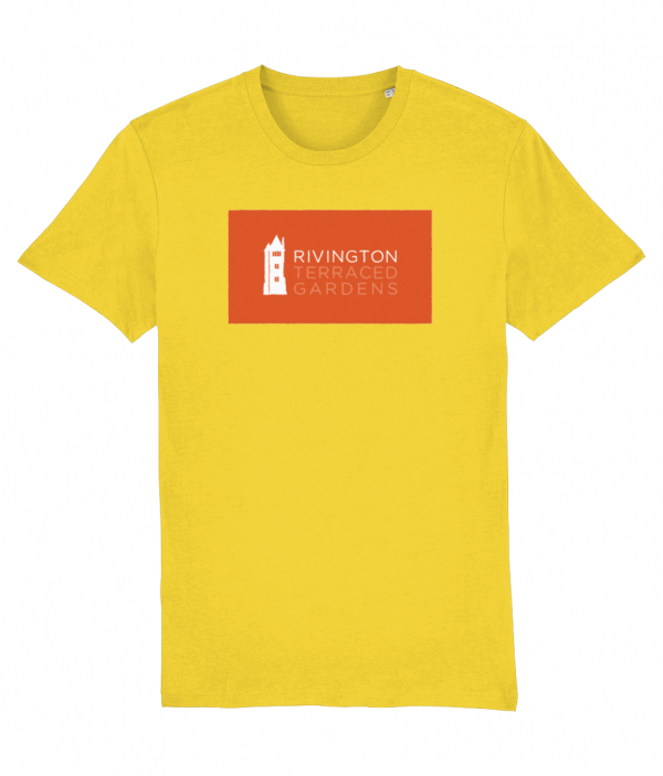 RTG T-Shirt White on orange logo - Image 4
