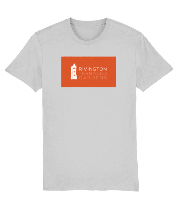 RTG T-Shirt White on orange logo - Image 3