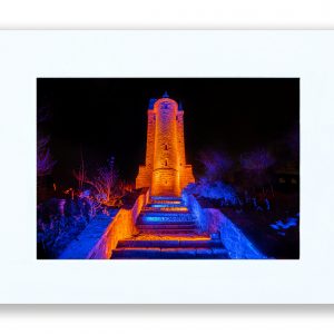 Pigeon Tower in Lights (A3)