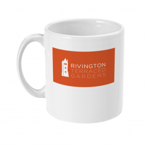 11oz Mug white on orange logo